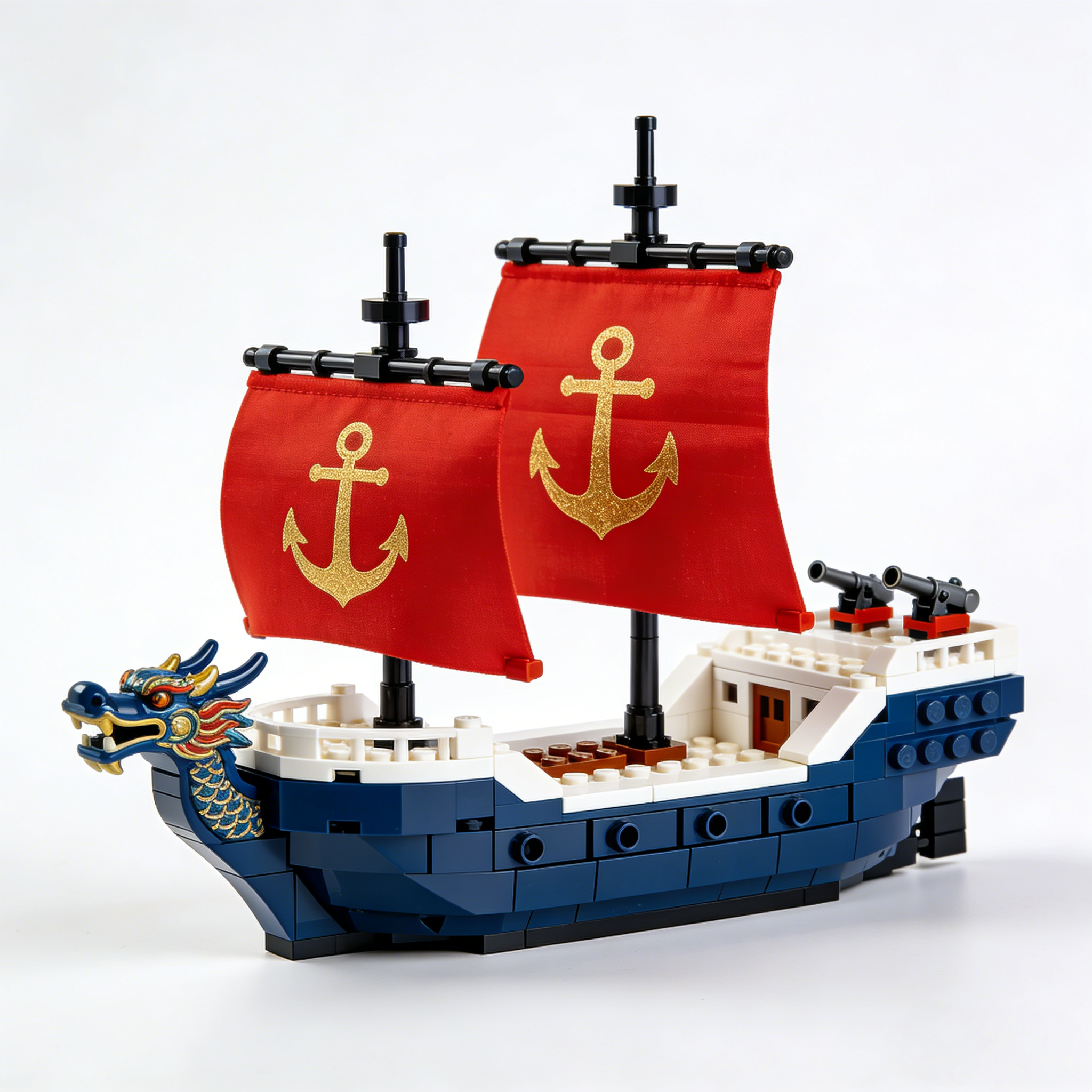 拼搭航海梦，积木船模文创